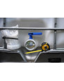 Cuve 1000L reconditionnée avec POCHE NEUVE alimentaire sortie diamètre 100mm