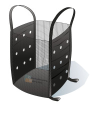 Big Bag bois BEST vidangeable 96x96x132 1000kg vendu/10pièces
