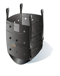 Big Bag bois - Vidangeable 96x96x132cm 1000kg