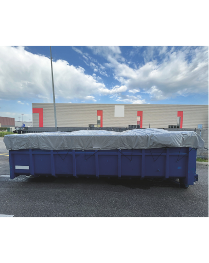 Bâche 5x3 en polyester pour benne de camion